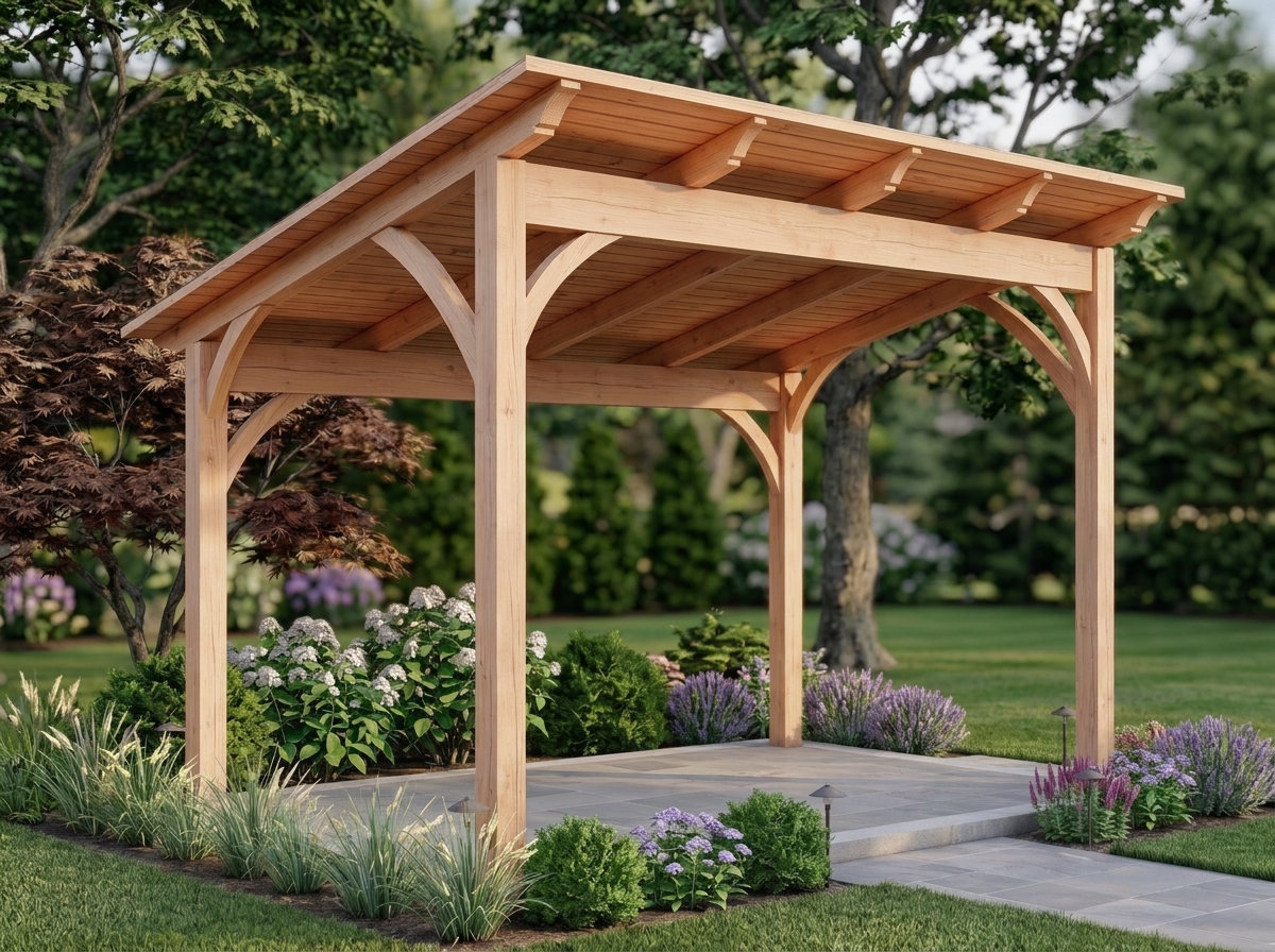 Rustic cabana render